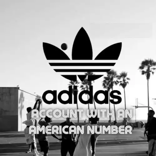 Adidas how to create an account with US virtual number